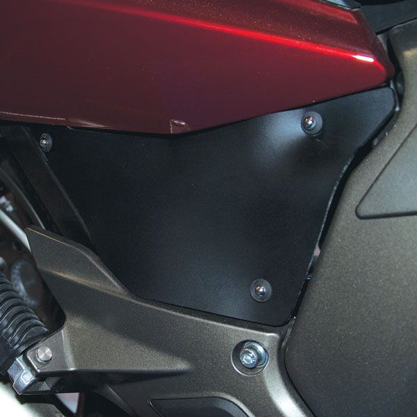Protección antisalpicaduras lateral trasera para BMW K 1600 GT /GTL (10-22), par, negro mate
