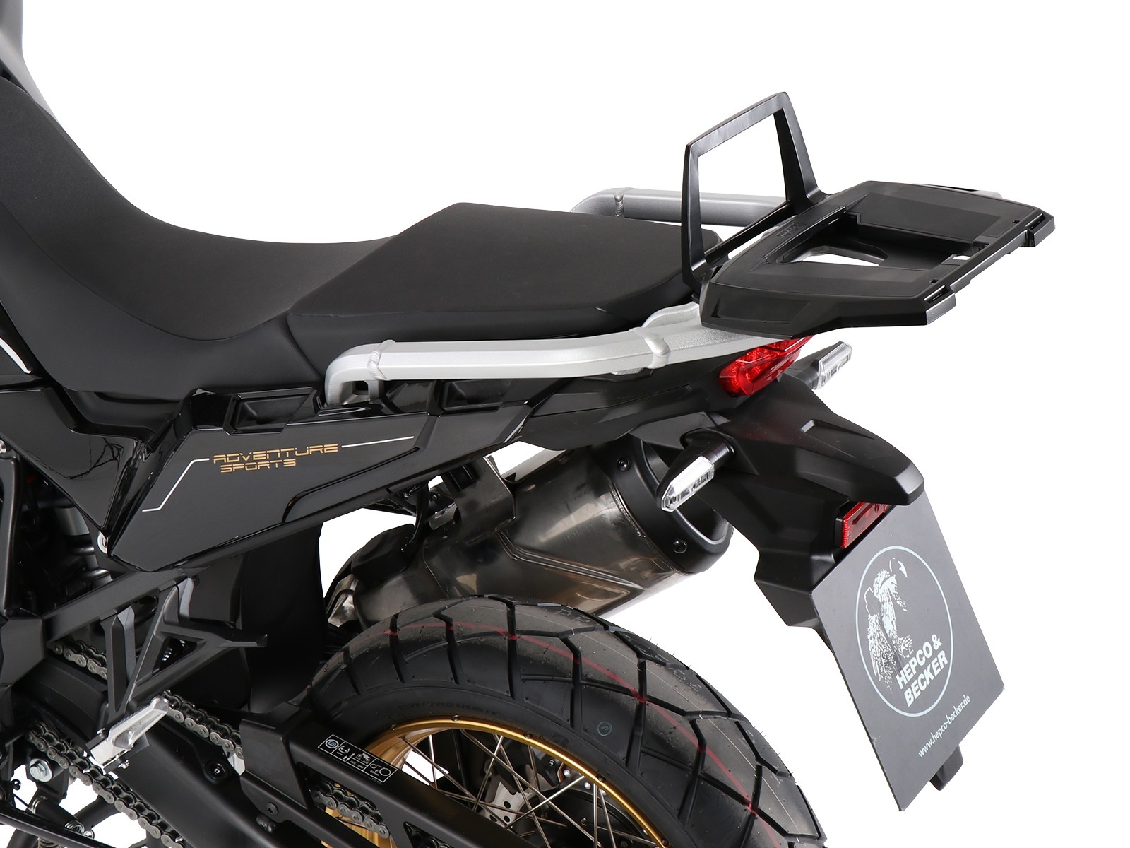 Portaequipajes Alurack para portaequipajes original Honda CRF1100L Africa Twin Adventure Sports (Bj.20-)