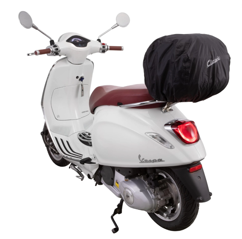 Kit de cesta portaequipajes "Classic" con portaequipajes para Vespa LX/LXV/S 50-150ccm, marrón oscuro