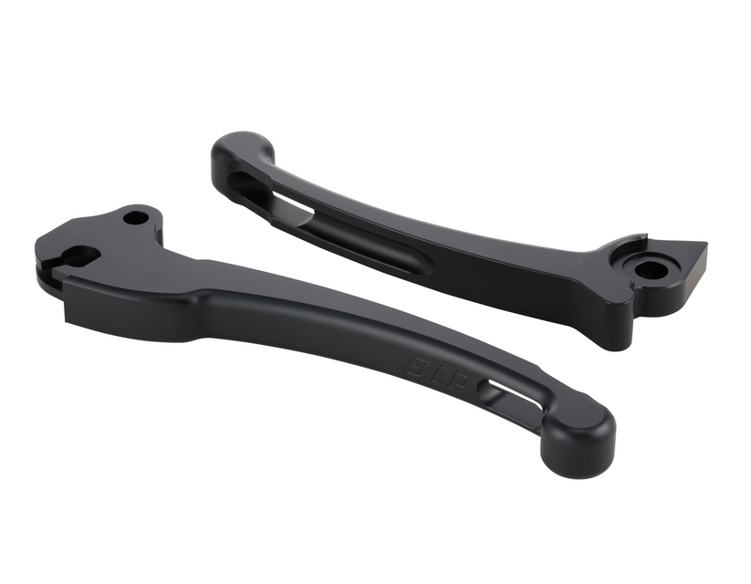 Juego maneta deportiva embrague/freno para Vespa PX 125-200ccm, HBZ Grimeca, derecha/izquierda, negro mate