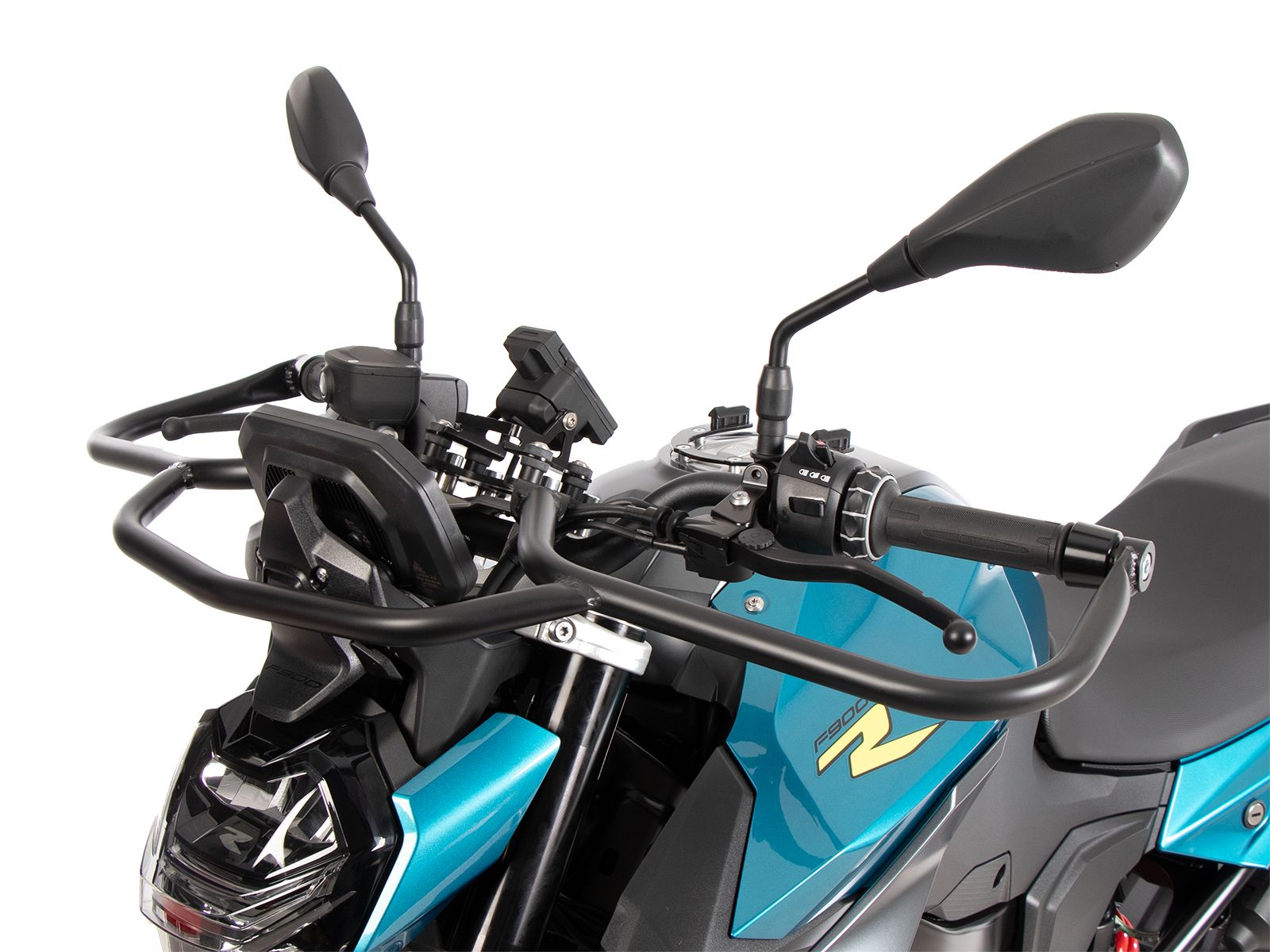 Barra de protección delantera negra para BMW F 900 R (25-) Hepco & Becker