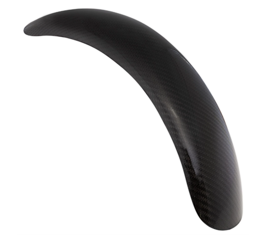 Guardabarros Garelli Race EVO II sin soporte universal, para Vespa PX 80-200ccm, carbono transparente