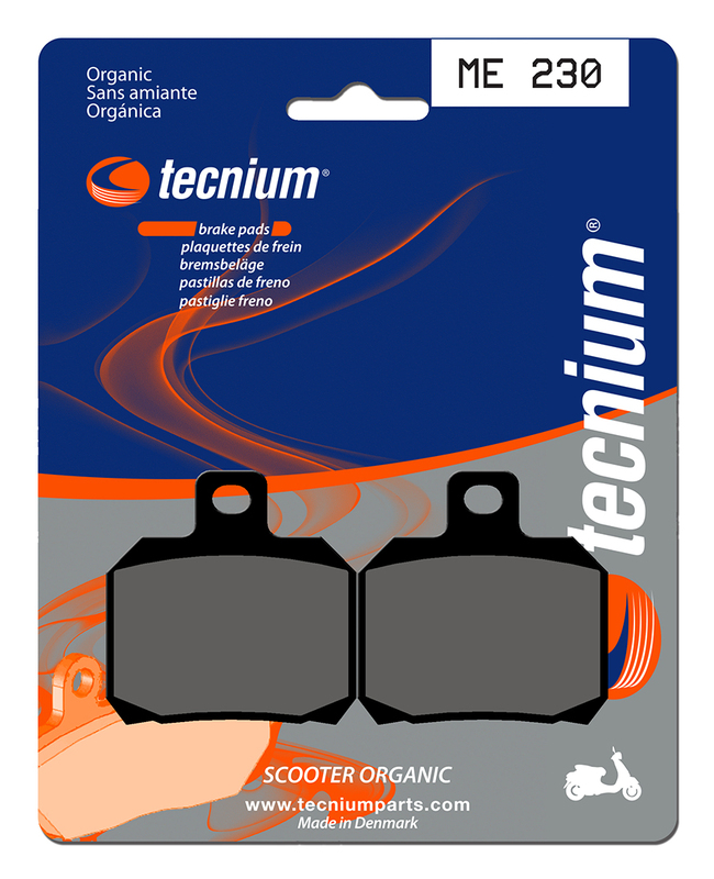 Pastillas de Freno Tecnium Scooter Orgánicas - ME230