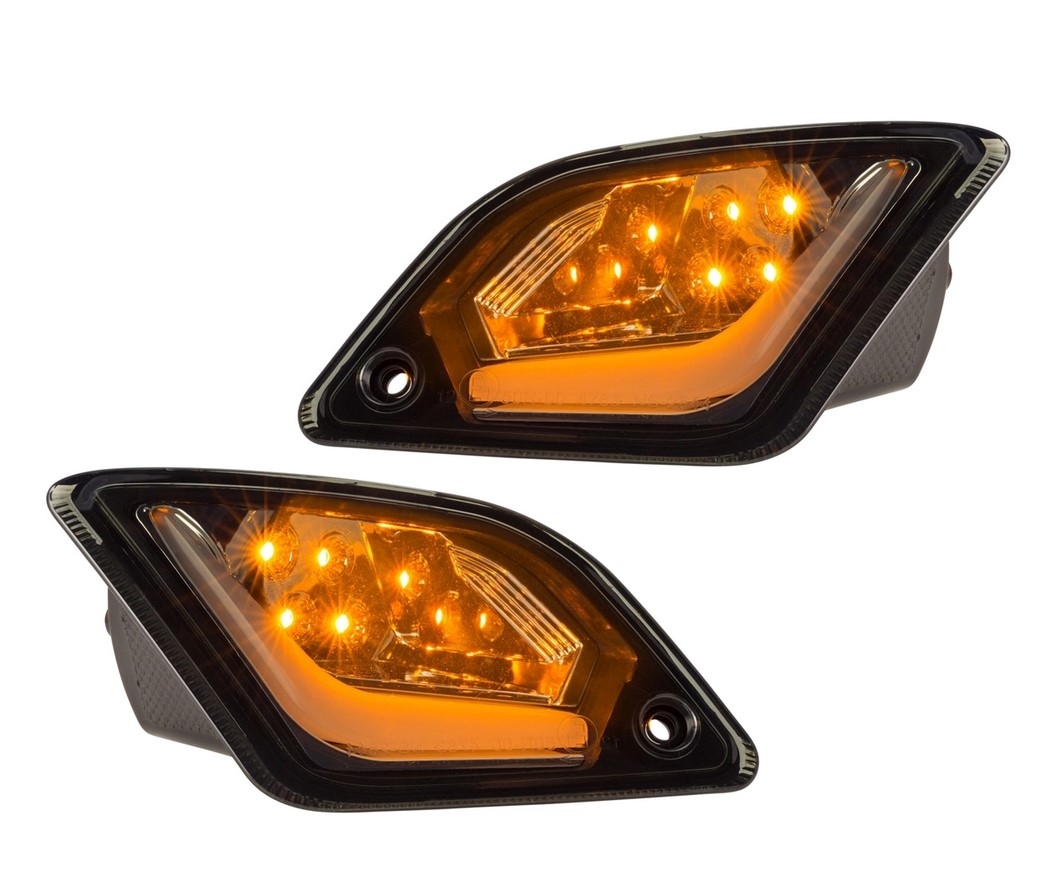 Kit intermitentes traseros izquierdo/derecho para Vespa GTS/GTS Super/GTV 125-300cc ('14-22), tintados