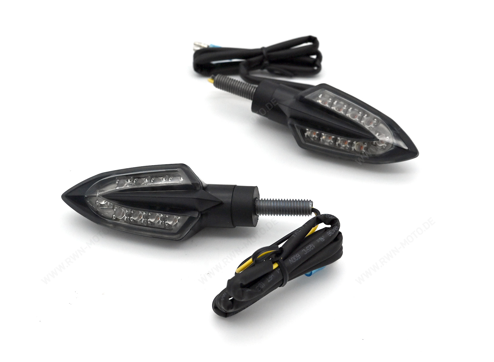 Intermitentes LED negros originales de Yamaha