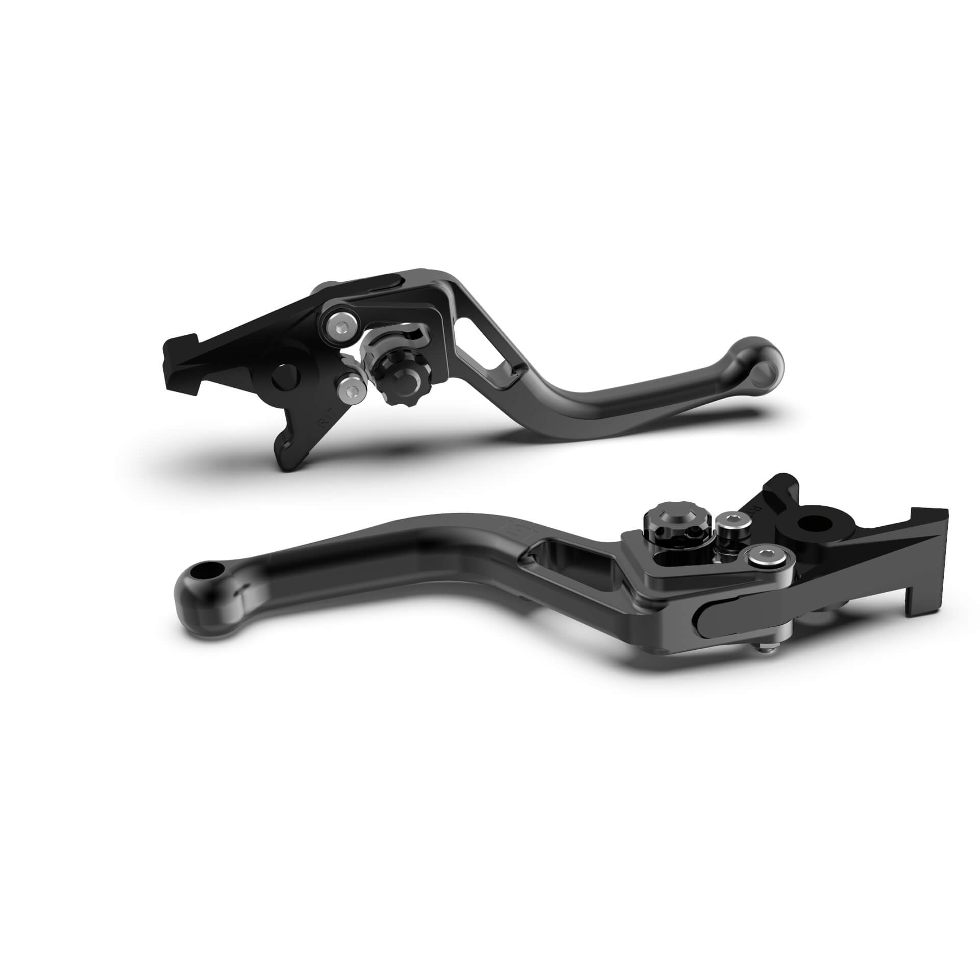 Palanca de freno LSL BOW R51 negra, corta para Triumph
