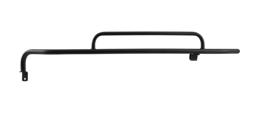 Cubrebarras lateral trasero para Vespa GTS /GTS Super /GTV, 125-300ccm, negro mate