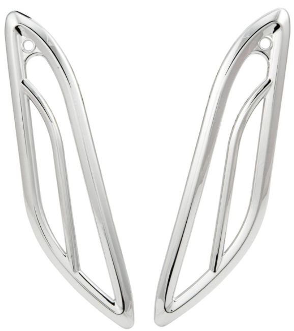 Rejilla indicadora derecha/izquierda, trasera para Vespa Primavera/Sprint 50-150cc 2T/4T AC, cromada