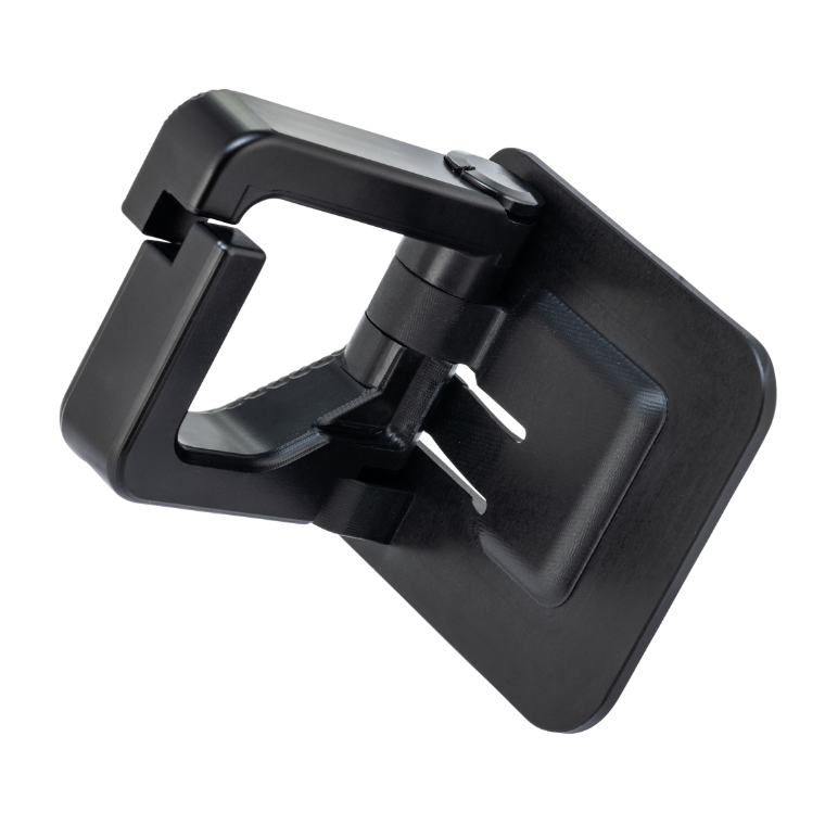 Gancho portaequipajes para Vespa GTS/GTS Super 125/300cc (`22-), aluminio, anodizado negro mate