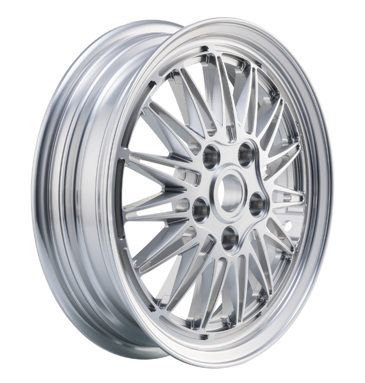 Llanta Comb 3 delantera/trasera 12" para Vespa GTS/GTS Super/GTV/GT/946 125-300ccm, plata