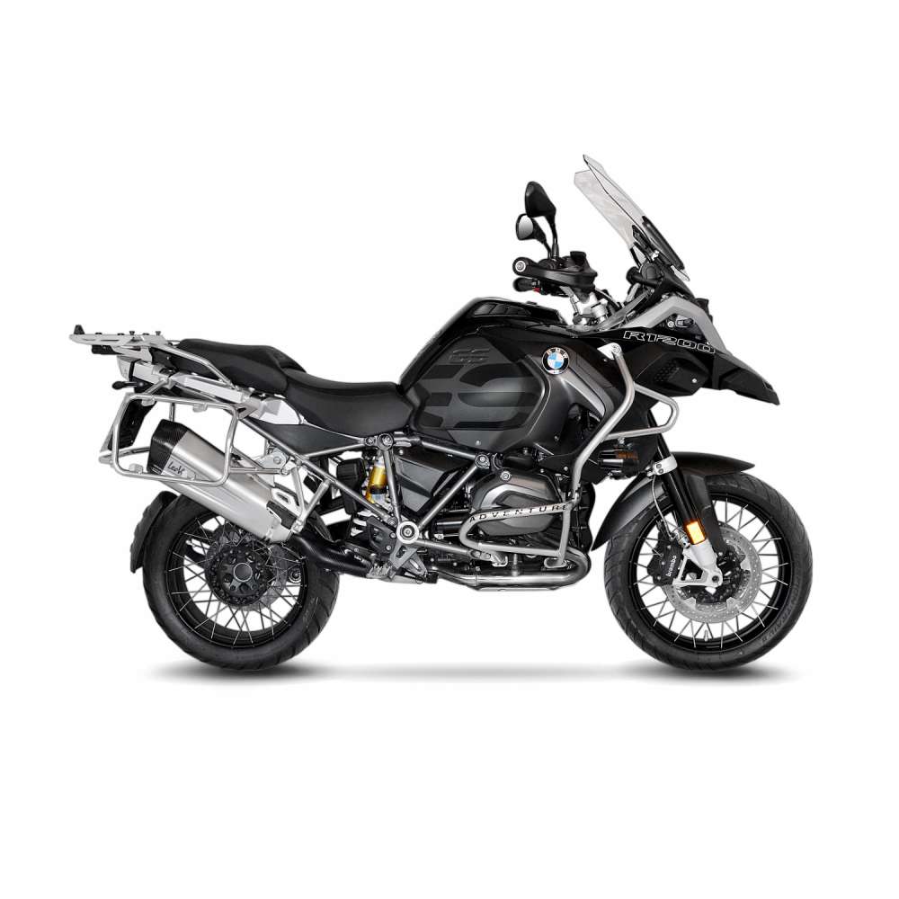 Sistema de escape LeoVince LV-12 para BMW R 1200 /1250 GS /Adventure, titanio, slip on, E-certificate