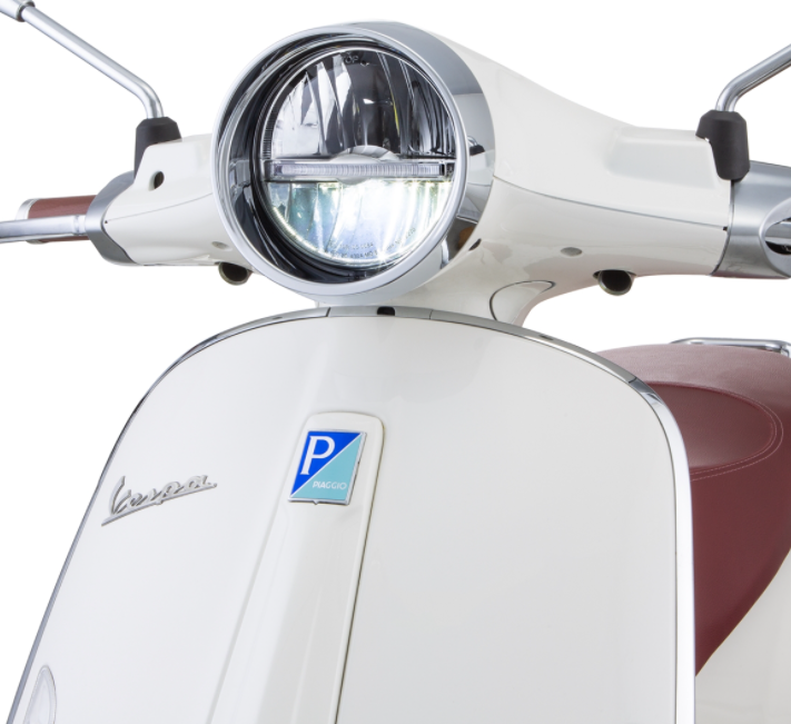 Faro LED para Vespa Primavera 50-150cc 2T/4T (-'18), negro mate