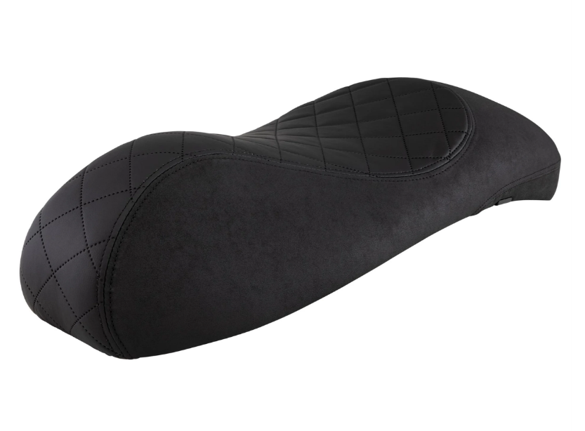 Asiento deportivo "Black Editiont" para Vespa GTS/GTS Super/GTV 125-300ccm (14-), acolchado negro
