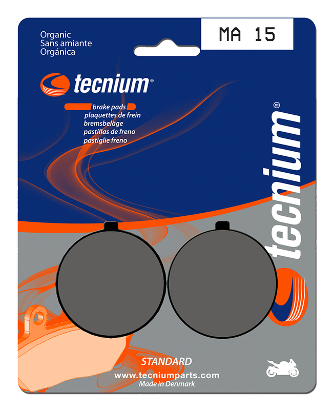 Pastillas de Freno Tecnium Street Orgánicas - MA15