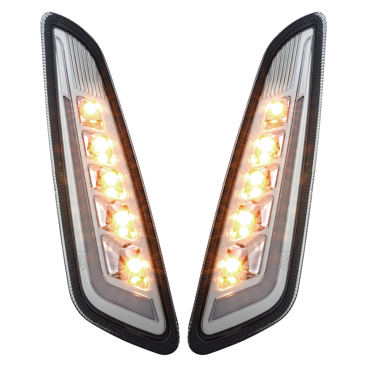 Kit de intermitente delantero izquierdo / derecho LED tintado para Vespa Primavera / Sprint 125-150cc SIP Style