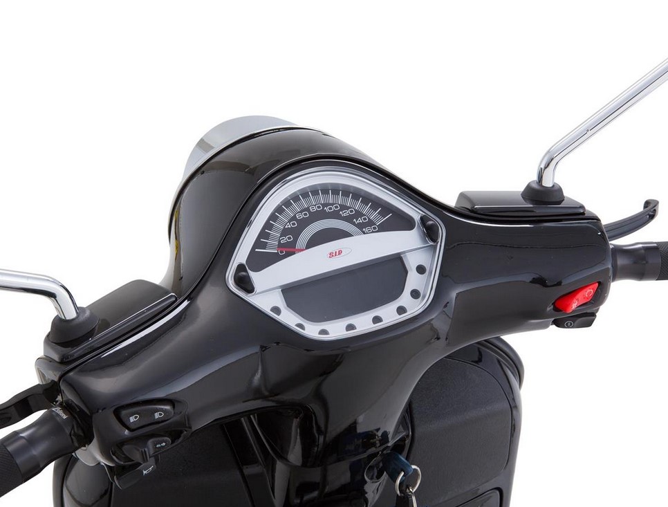 Cuentavueltas/cuentavueltas para Vespa GTS/GTS Super 125-300cc ('14-'16), plata