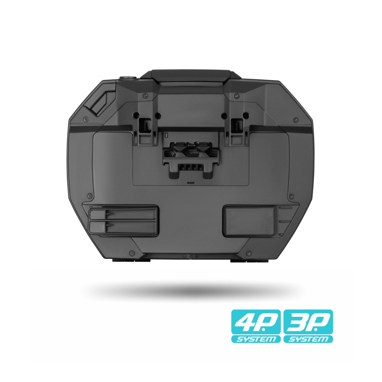 Juego de maletas laterales Shad SH38X ampliables, acabado de carbono / negro, 38 l