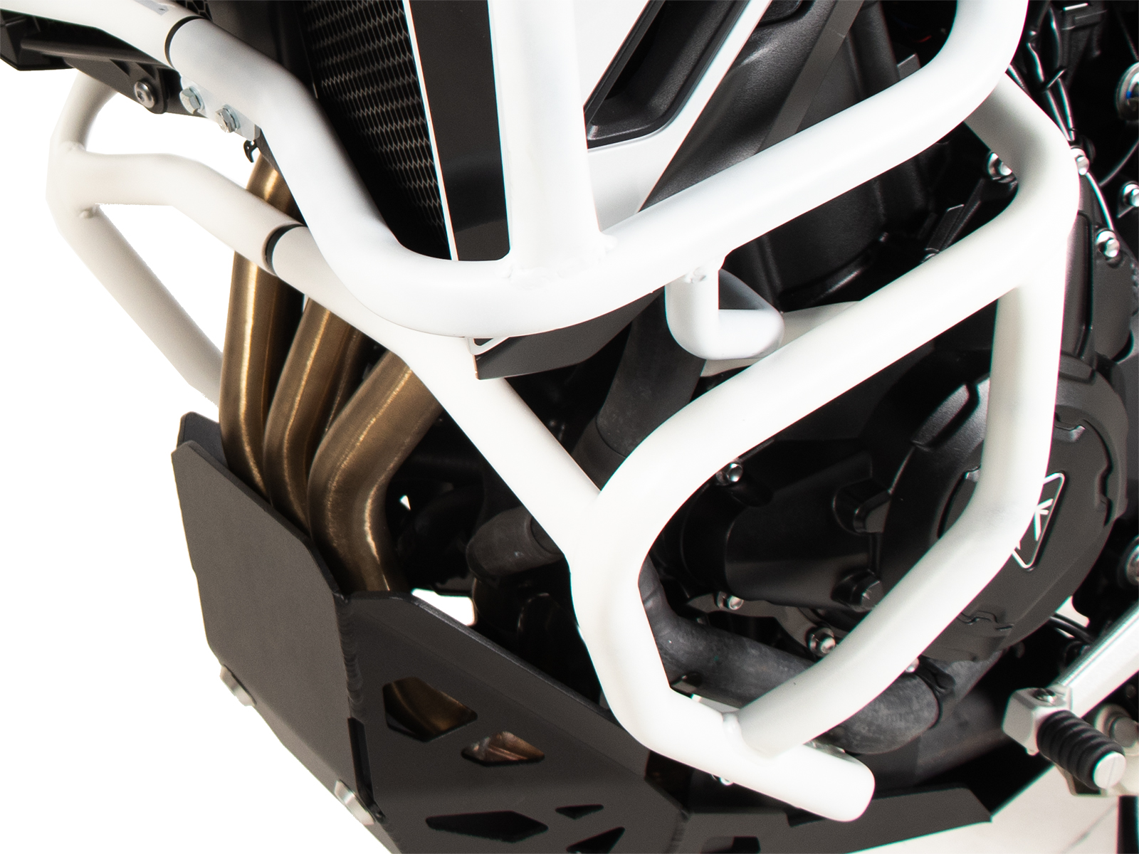 Protector motor blanco para Triumph Tiger 900 GT / Pro (24-) Hepco & Becker