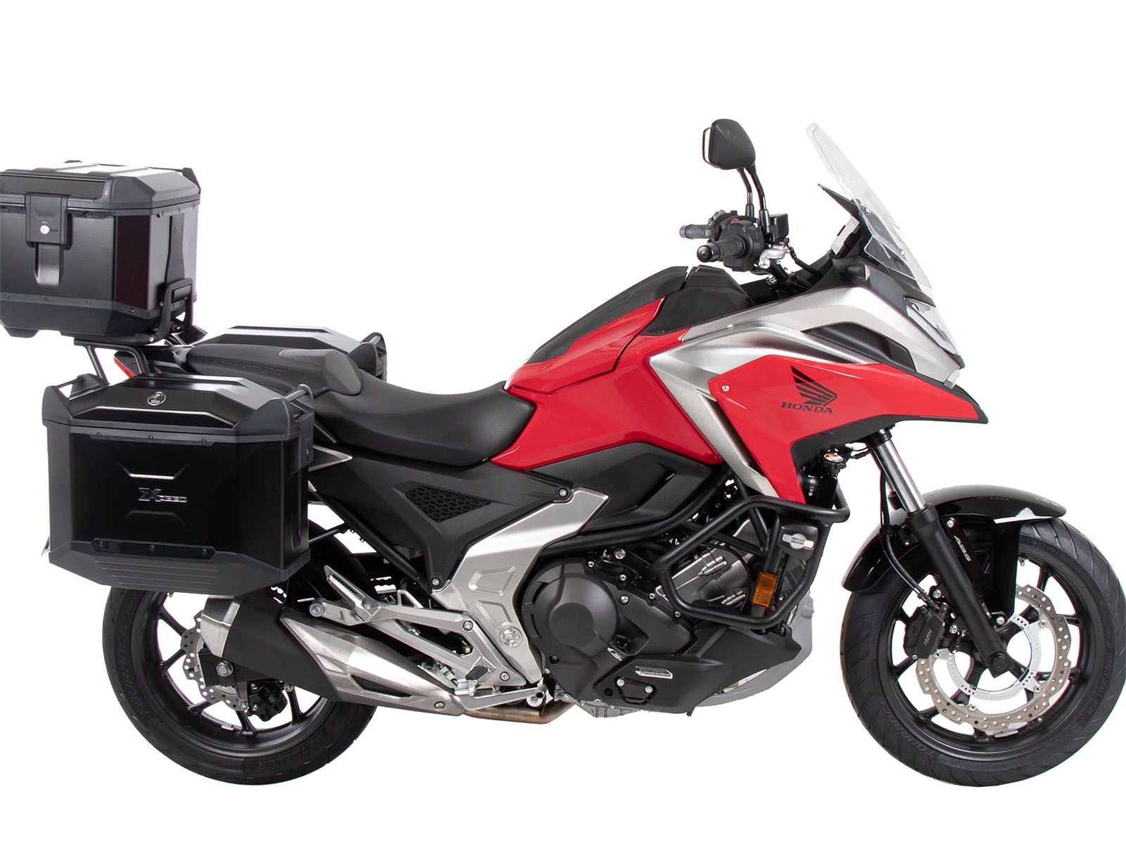 Portamaletas superior Alurack negro para Honda NC 750 X /DCT (21-) Hepco & Becker