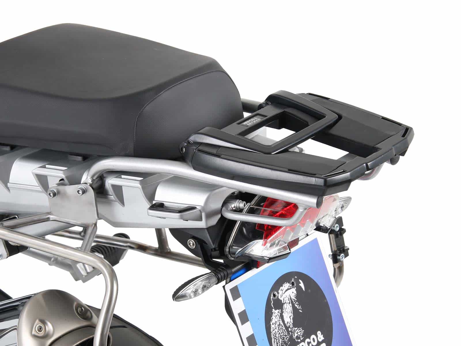Portaequipajes Easyrack plata para combinación sin portaequipajes original para BMW R 1200 GS (08-12)
