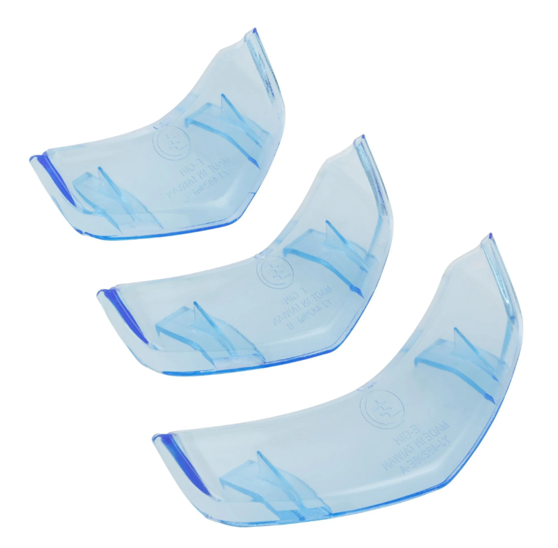 Inserto en cascada para Vespa GTS/GTS Super/GTV HPE 125-300cc ('19-22), azul transparente