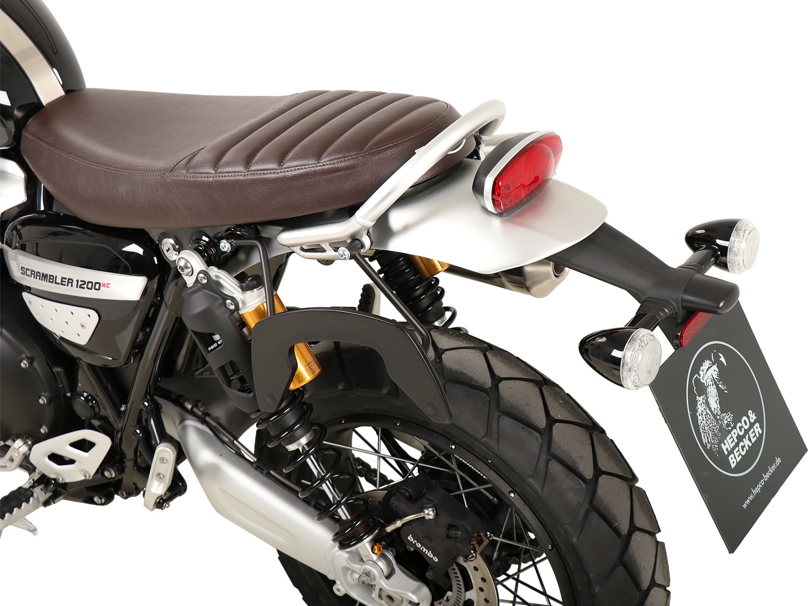 Barra lateral unidireccional izquierda C-Bow para Triumph Scrambler 1200 XC (2019-)