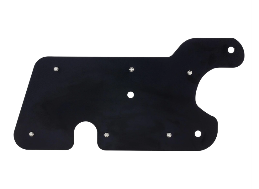 Embellecedor de escape basculante para Vespa GTS/GTS Super 125/150cc 4T LC iGet (Euro4), negro/plateado