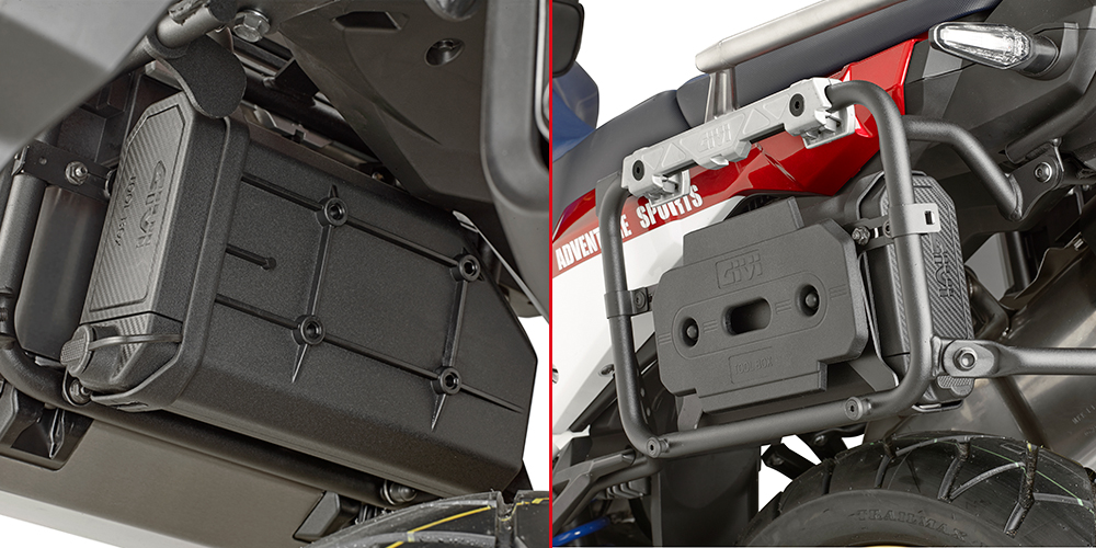 Kit de montaje para caja de herramientas S250 para Honda CRF1000L Africa Twin (Bj.18-) Givi