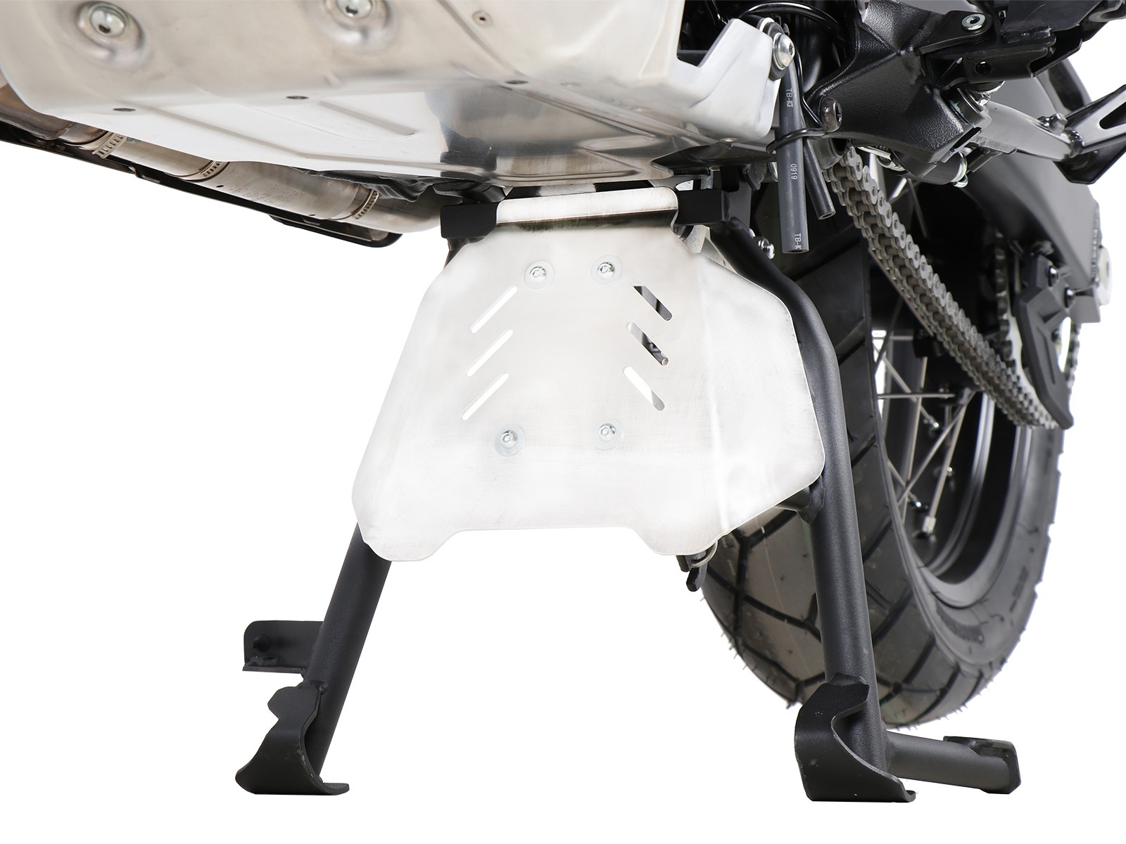 Placa protectora para caballete central H&B para Honda CRF 1100 Africa Twin Adventure Sports (20-23)