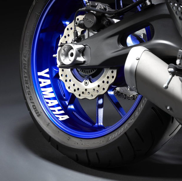 Adhesivo reflectante para llanta trasera original Yamaha