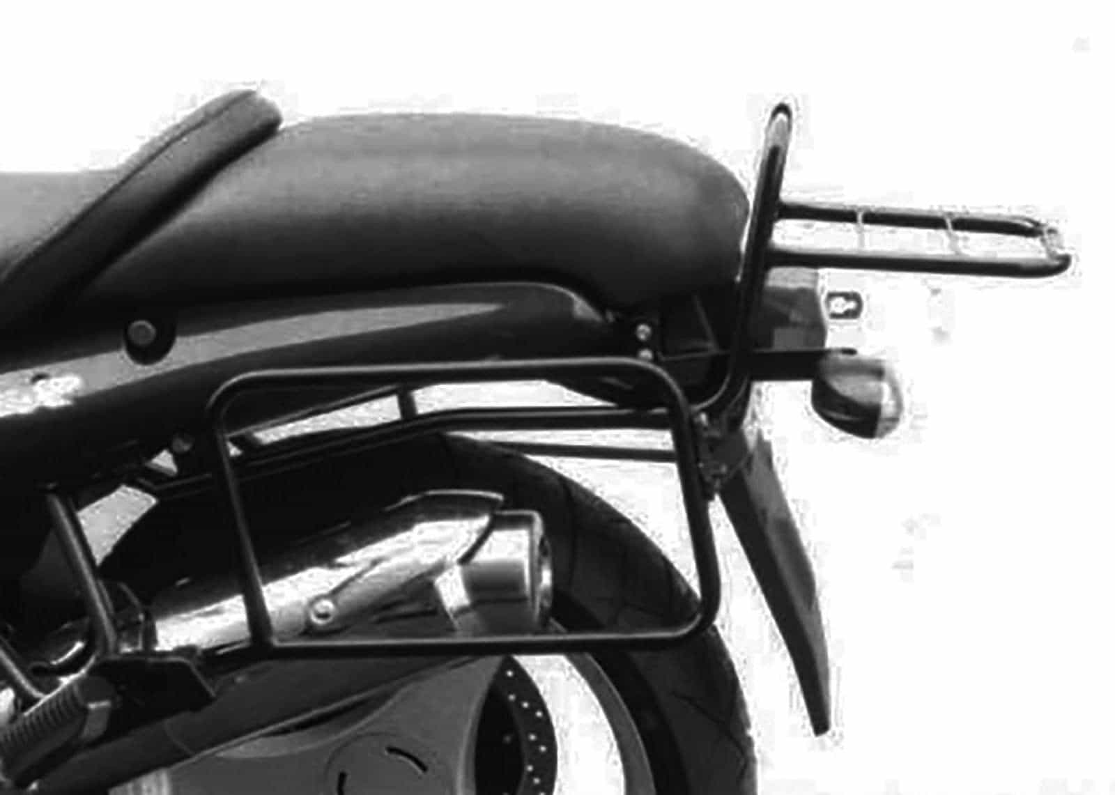 Portaequipajes tubular Topcase negro para BMW R 850 R (94-02)/R 1100 R (94-99) Hepco & Becker