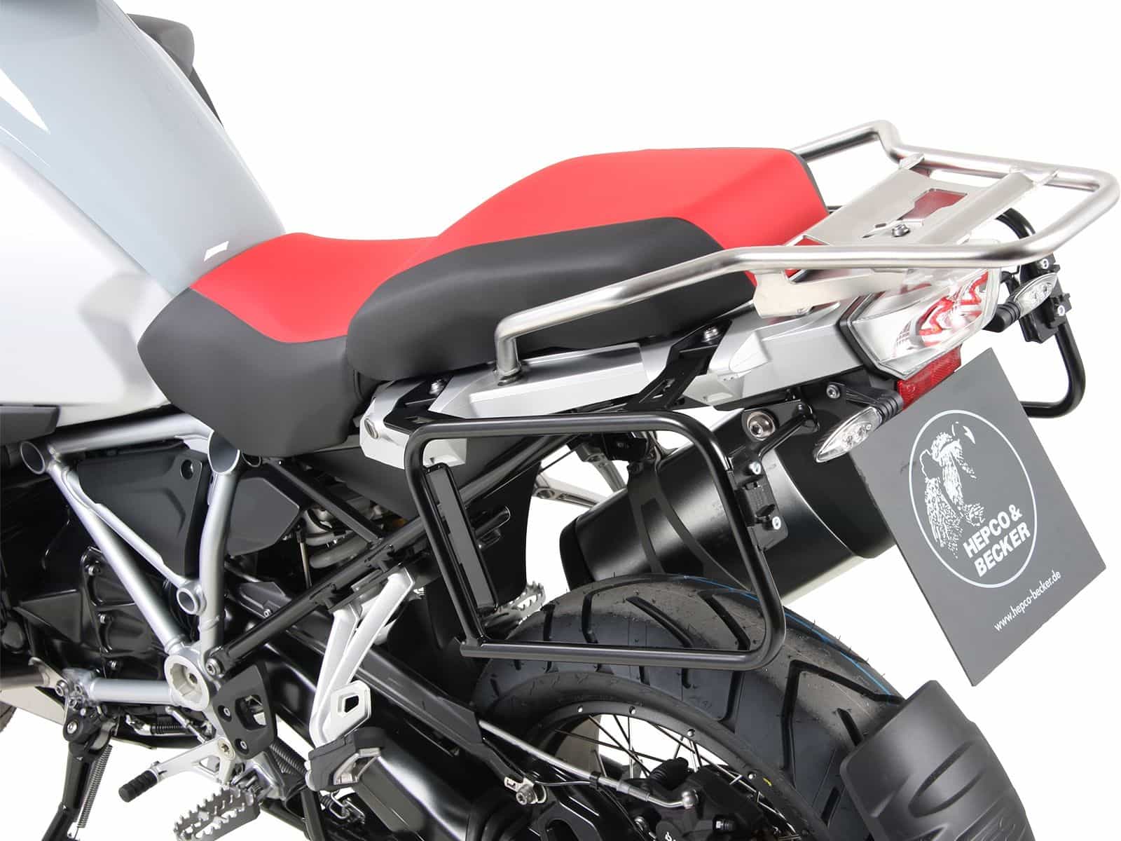 Portamaletas lateral Lock-it negro para BMW R 1250 GS Adventure (19-24) Hepco & Becker