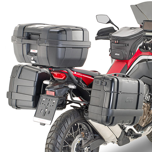 Portamaletas lateral PL ONE-FIT MONOKEY Case para Honda CRF1100L Africa Twin (Bj.20-23) Givi