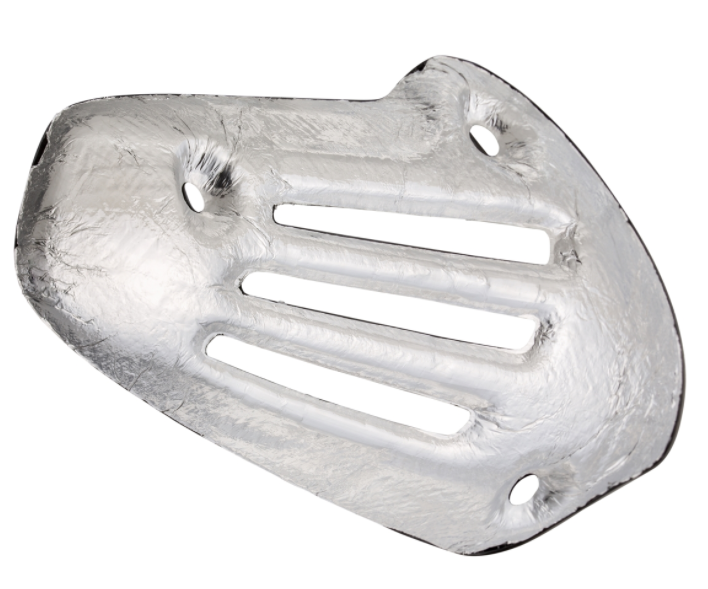 Protector térmico de escape para Vespa Primavera/Sprint 50-150cc 4T AC ('16-), Carbono