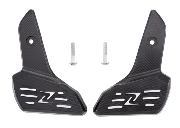 Estribos derecho e izquierdo para Vespa Primavera/​Sprint 50-150ccm 2T/​4T AC, negro