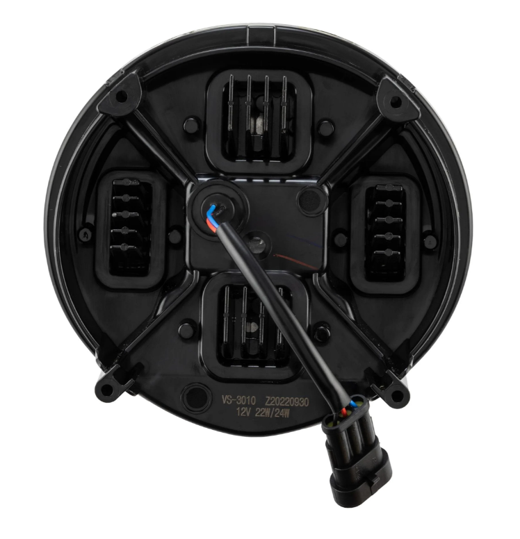 Faro delantero ZELIONI Black Edition LED para Vespa GTS/GTS Super HPE 125-300 (19-22), negro