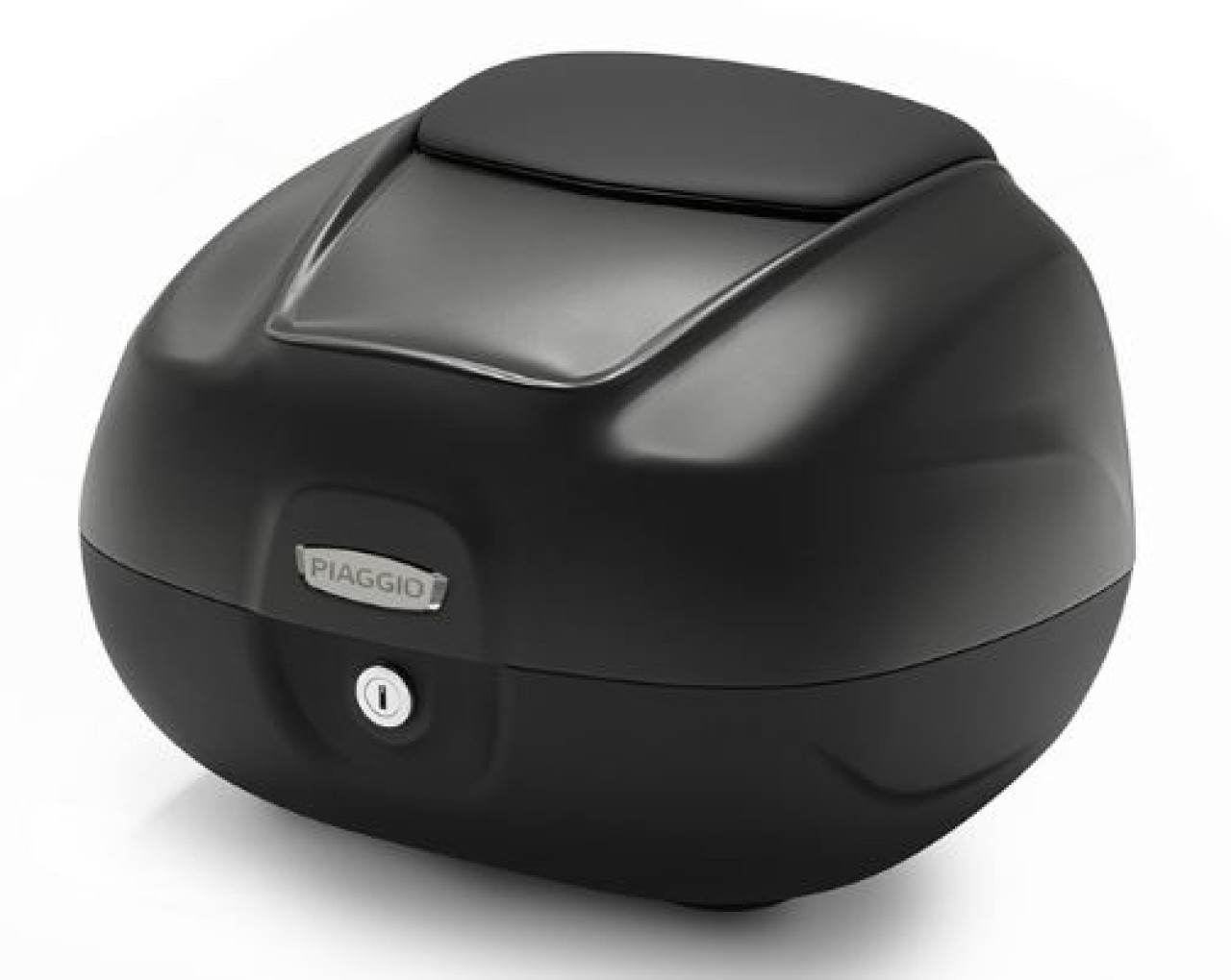 Maleta superior de 37 l con respaldo para Piaggio MP3 HPE RST 400 Sport - negro mate 93/B