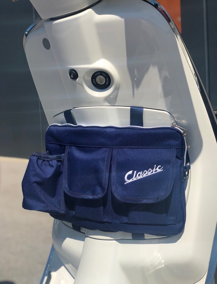 Bolsa "Classic" para maletero/guante Vespa - azul, nylon