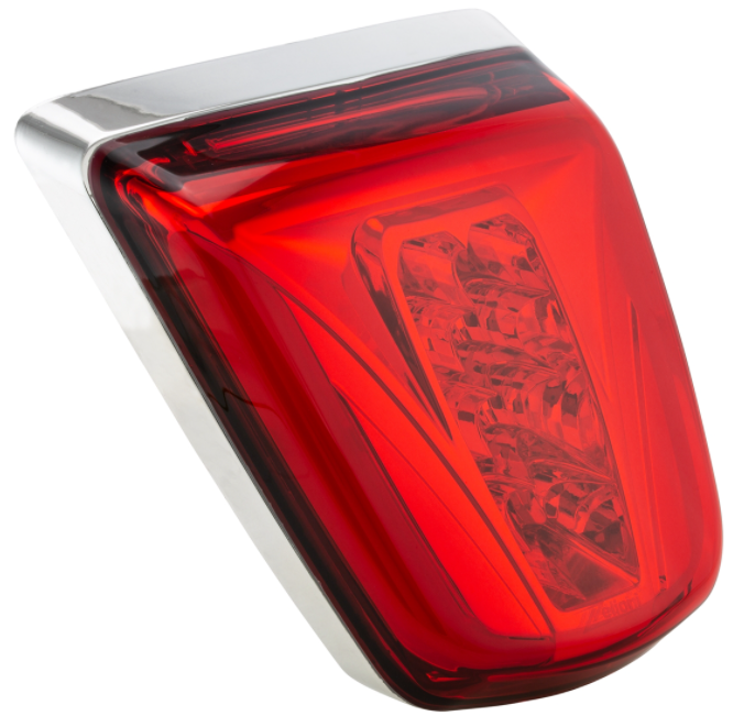 Piloto trasero LED rojo para Vespa Primavera/Sprint 50-150ccm, llanta - cromo