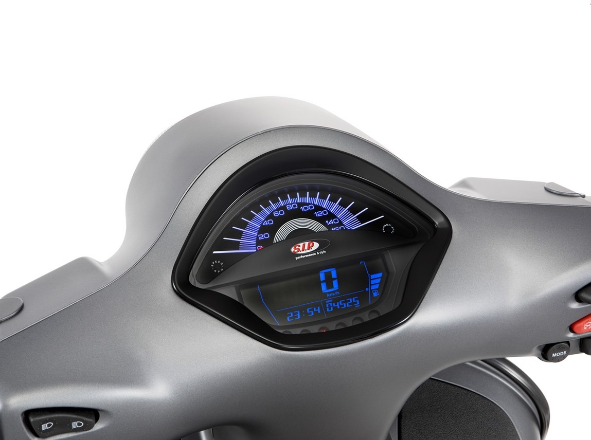 Cuentavueltas/cuentakilómetros para Vespa GTS/GTS Super 300cc FL ('14-), negro