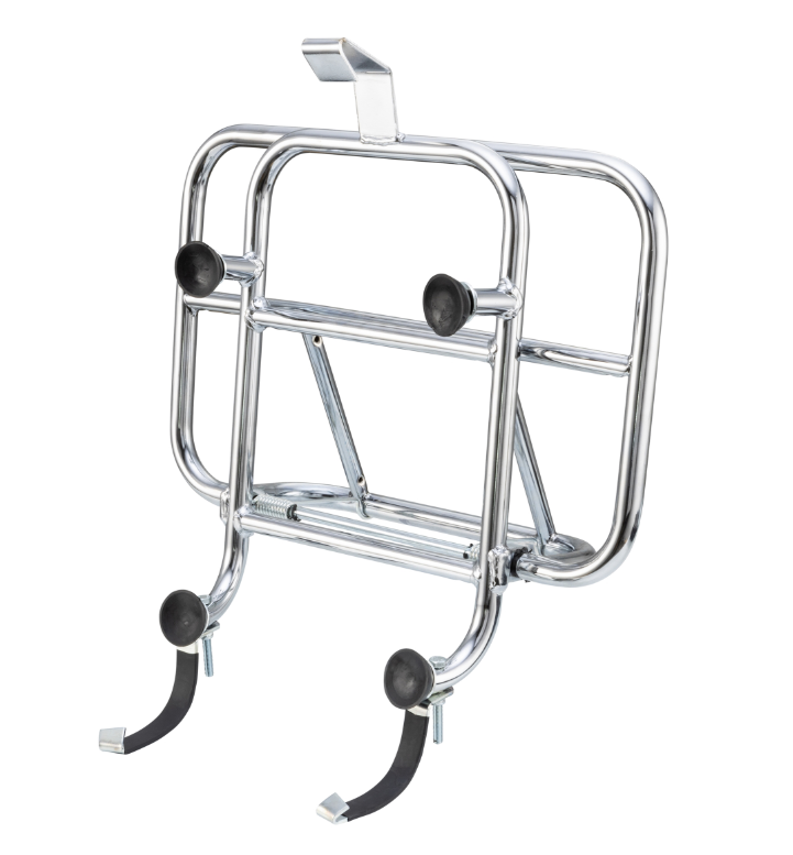 Portaequipajes delantero para Vespa GTS/GTS Super/GTV/GT 60/GT/GT L 125-300cc, plegable, cromado