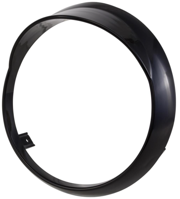 Anillo de lámpara para Vespa Primavera 50-150cc 2T/4T, negro brillante