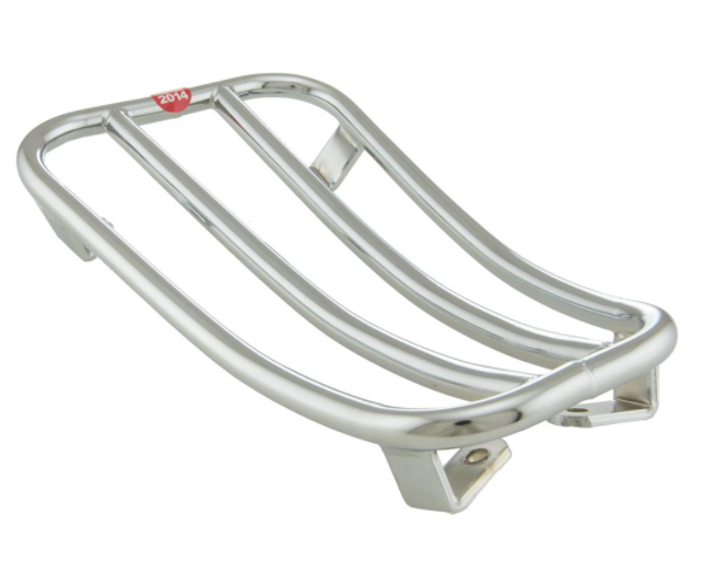 Portaequipajes escalonado cromado para Vespa Primavera/Sprint 50-150ccm