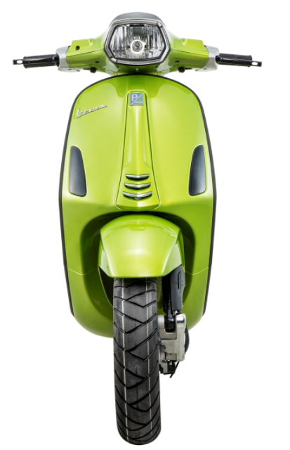 Anillo de luz negro brillante LED para Vespa Sprint 50ccm 2T/4T ('13-'18)