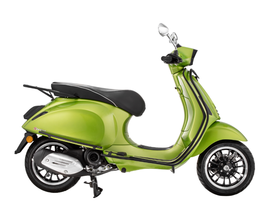 Cubrebarras lateral para Vespa Primavera/Sprint/Elettrica 50-150ccm, negro mate
