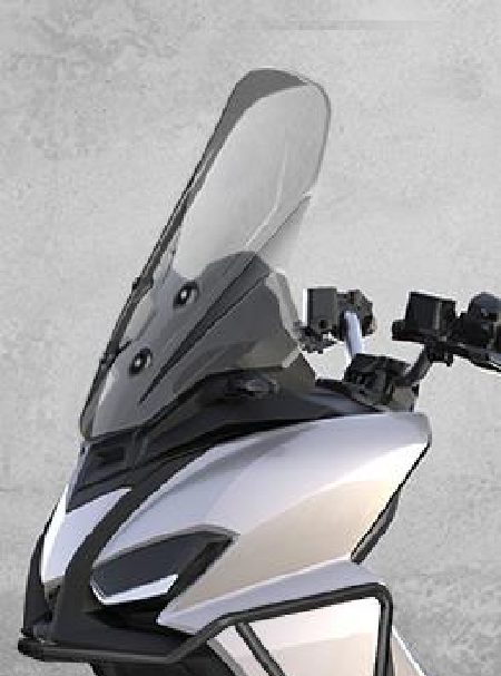 Parabrisas transparente con soporte para Aprilia SR GT 125 / 200