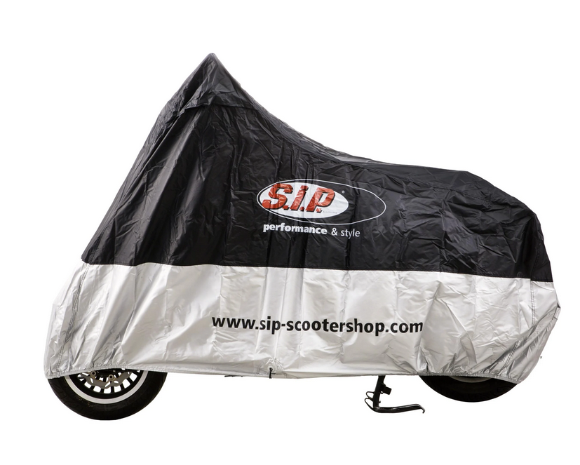 "Scooter" de garaje plegable para exteriores, talla M-L, negro/plateado