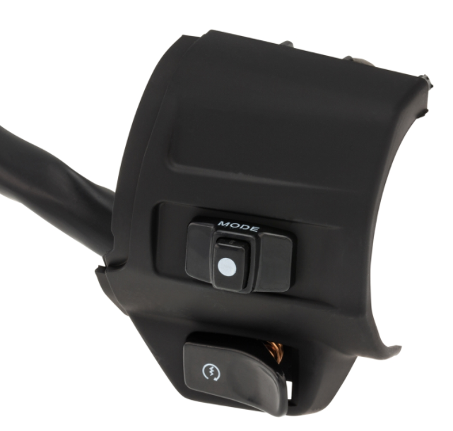 Unidad de conmutación DMP derecha para Vespa Primavera/Sprint, negro mate