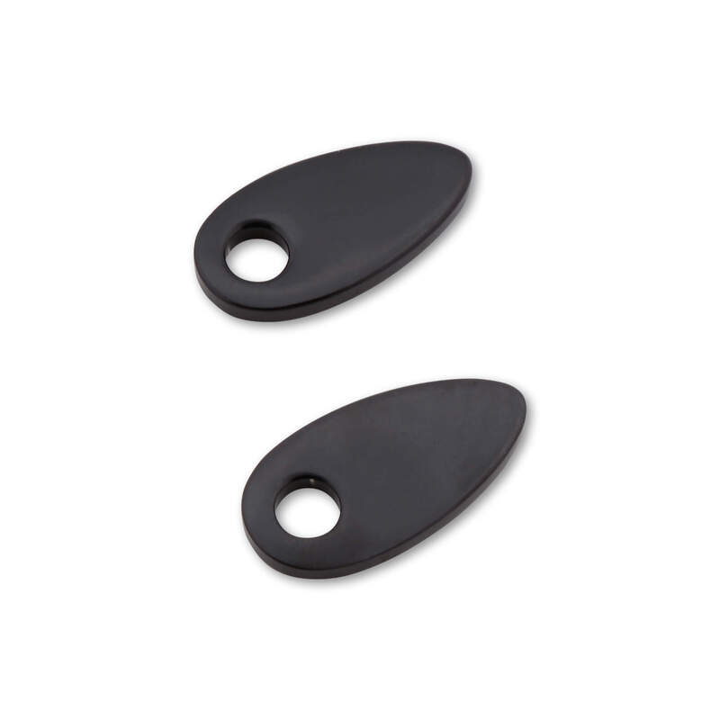 HIGHSIDER placas de montaje inteligentes Indy Espaciador Aluminio negro