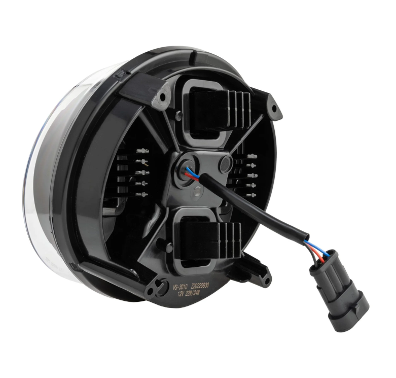Faro delantero ZELIONI Black Edition LED para Vespa GTS/GTS Super HPE 125-300 (19-22), negro